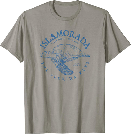 Islamorada Florida Keys Scuba Diving Turtle Village Islands T-Shirt - T-Shirt | Sand