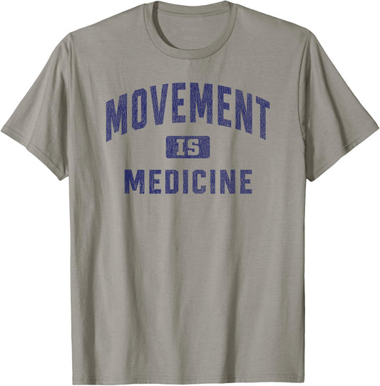 Movement is Medicine Athletic Trainer Sports Medicine T-Shirt - T-Shirt | Sand