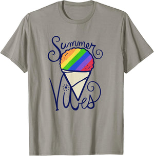 Summer vibrations rainbow Men Women Kids T-Shirt - T-Shirt | Sand