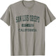 San Luis Obispo California CA Vintage Athletic Sports Design T-Shirt - T-Shirt | Sand