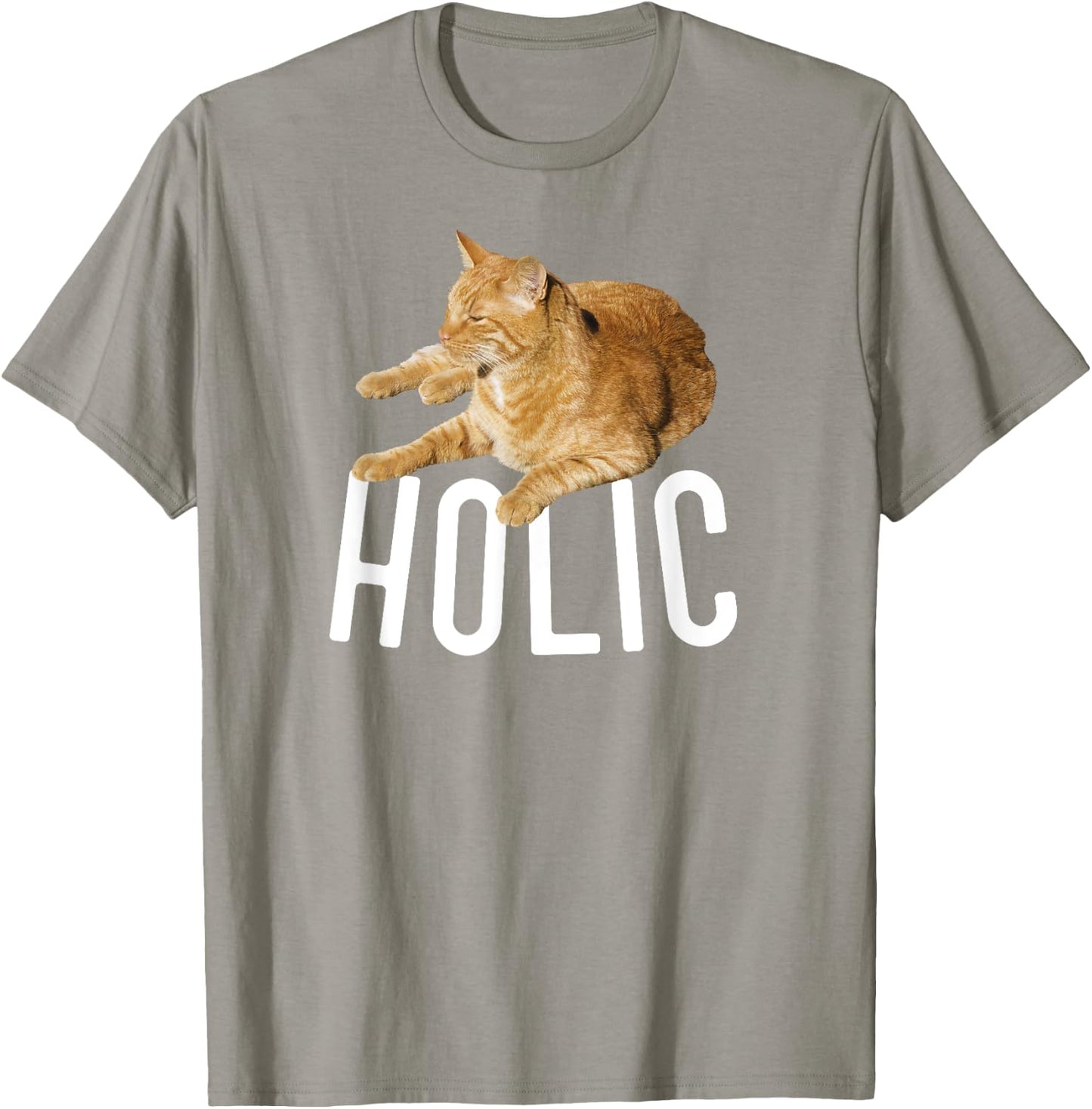 CATholic Tabby Orange Cat Lover Men Women Kids T-Shirt - T-Shirt | Sand