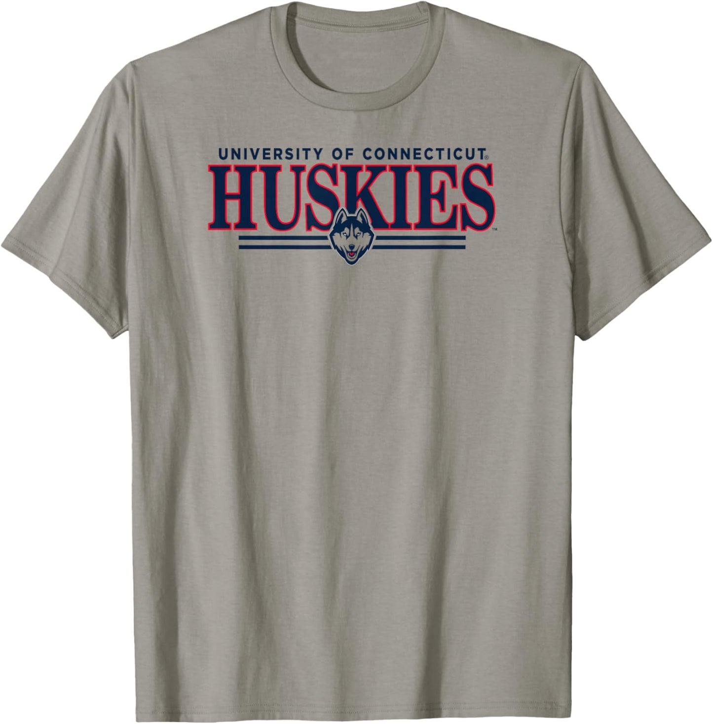 Connecticut Huskies Regalia White Officially Licensed T-Shirt - T-Shirt | Sand