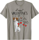 My Brittany Spaniel Dog Is My Valentines Day T-Shirt - T-Shirt | Sand