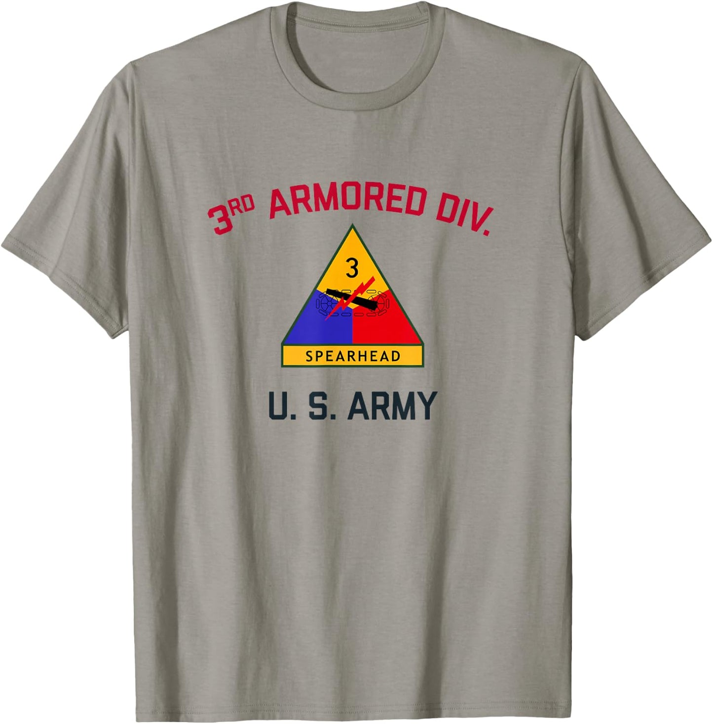 US Army 3rd Armored Division "Spearhead" | WW2 Vintage Tank T-Shirt - T-Shirt | Sand