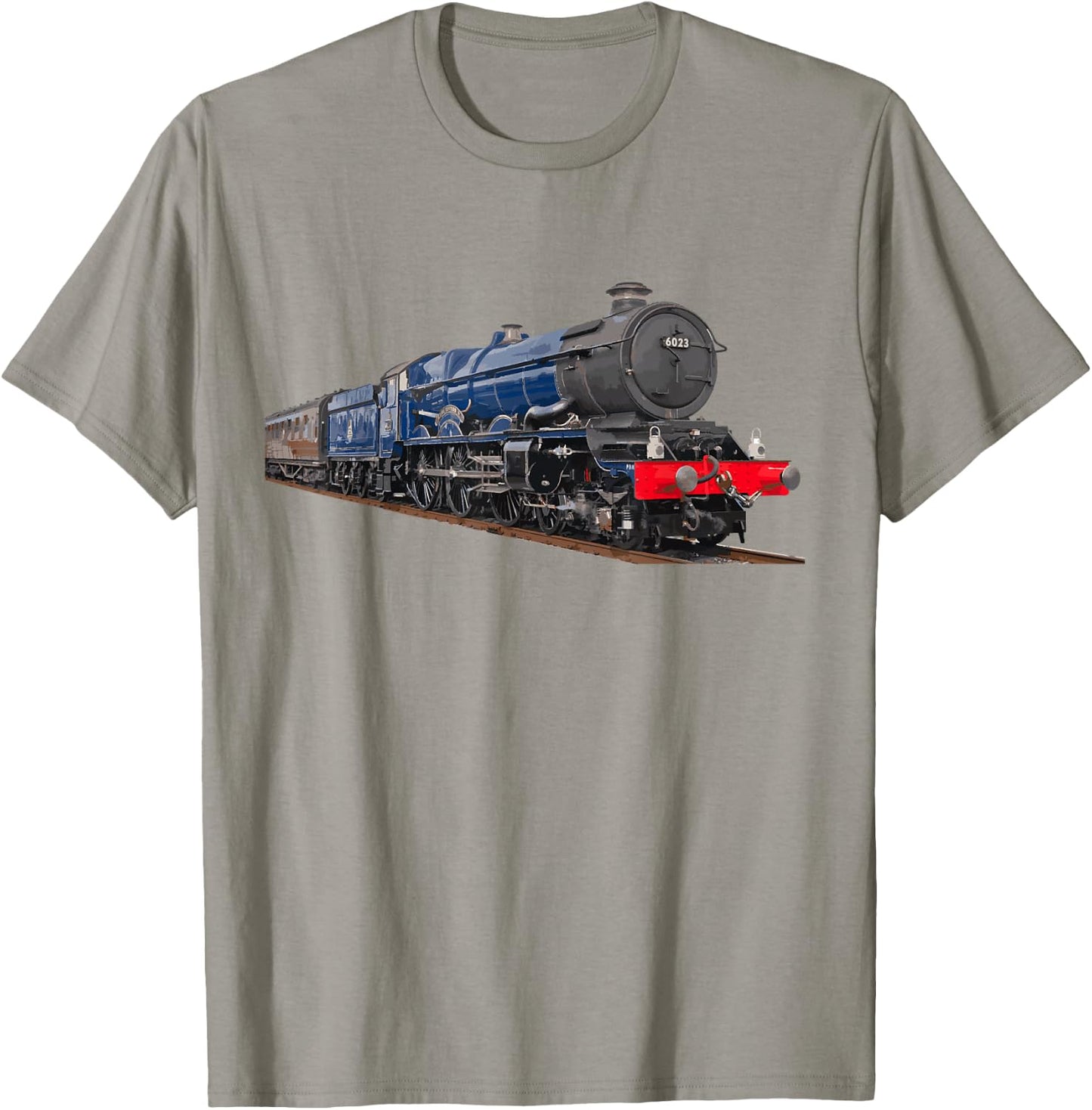 Train King Edward II Locomotive Engine T-Shirt - T-Shirt | Sand