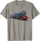 Train King Edward II Locomotive Engine T-Shirt - T-Shirt | Sand