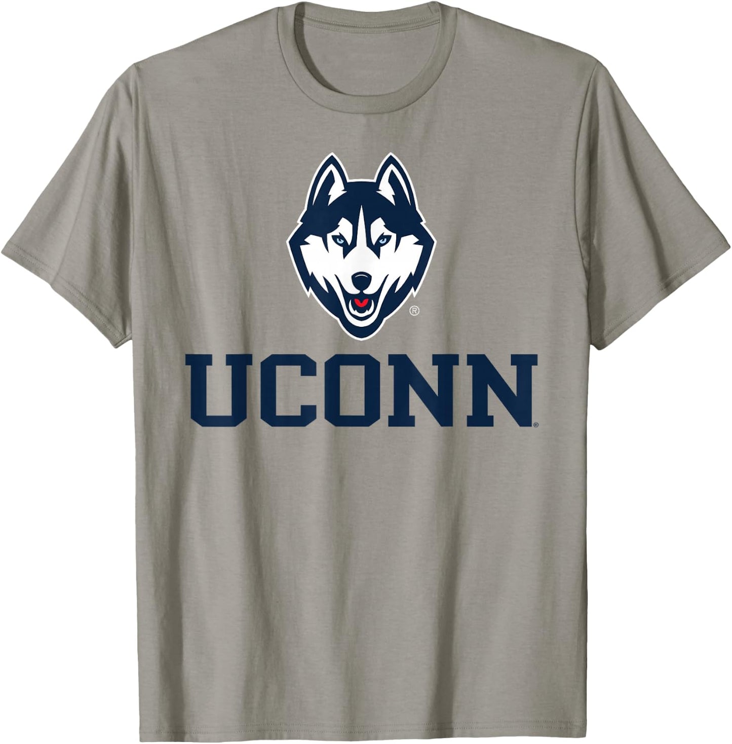 Connecticut Huskies Sportsmanship Gray Officially Licensed T-Shirt - T-Shirt | Sand