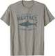 JCombs: Martha's Vineyard, MA, Great White Shark T-Shirt - T-Shirt | Sand