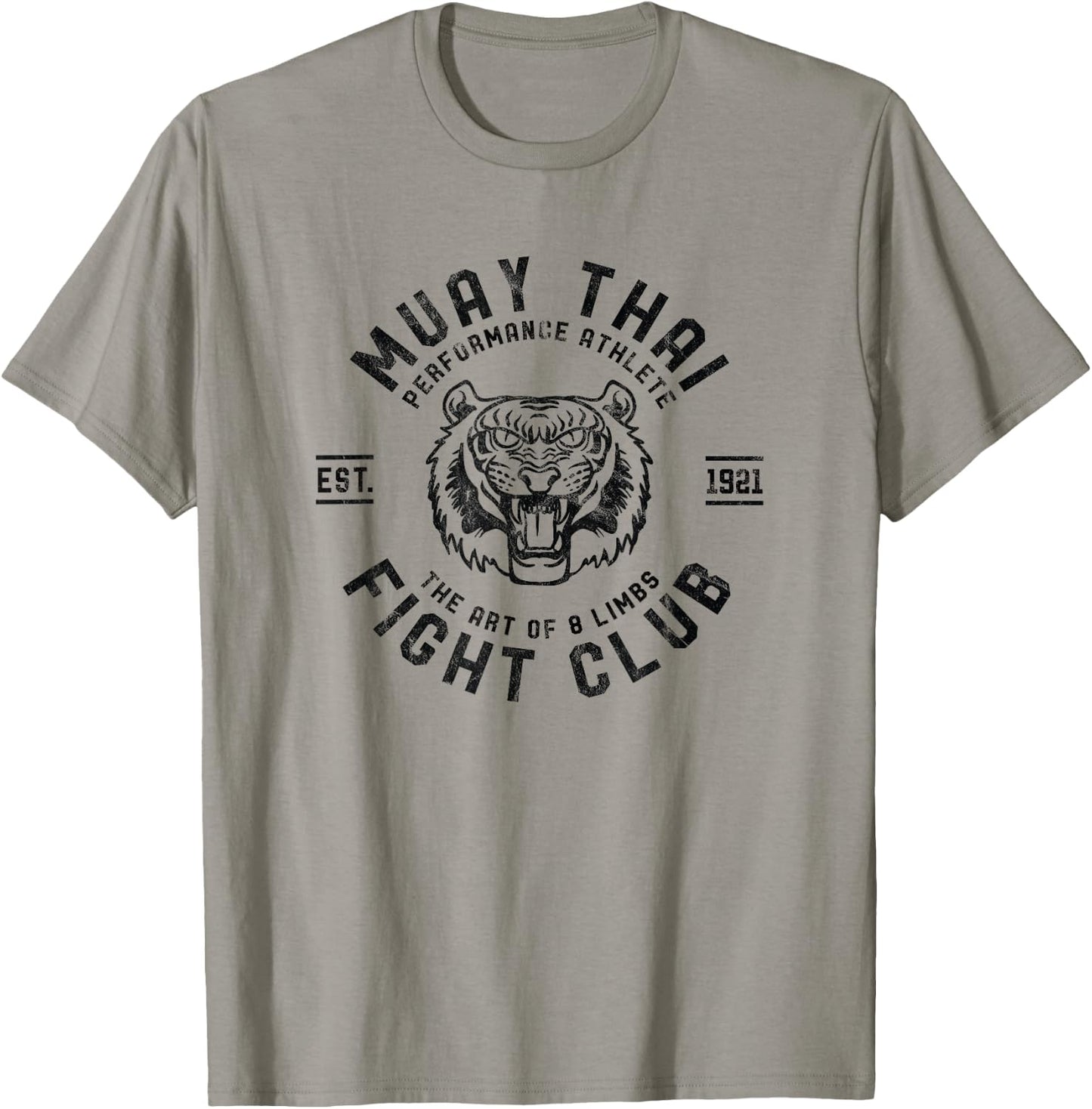 Muay Thai Street Fight Club MMA Tiger Kick Boxing Club T-Shirt - T-Shirt | Sand
