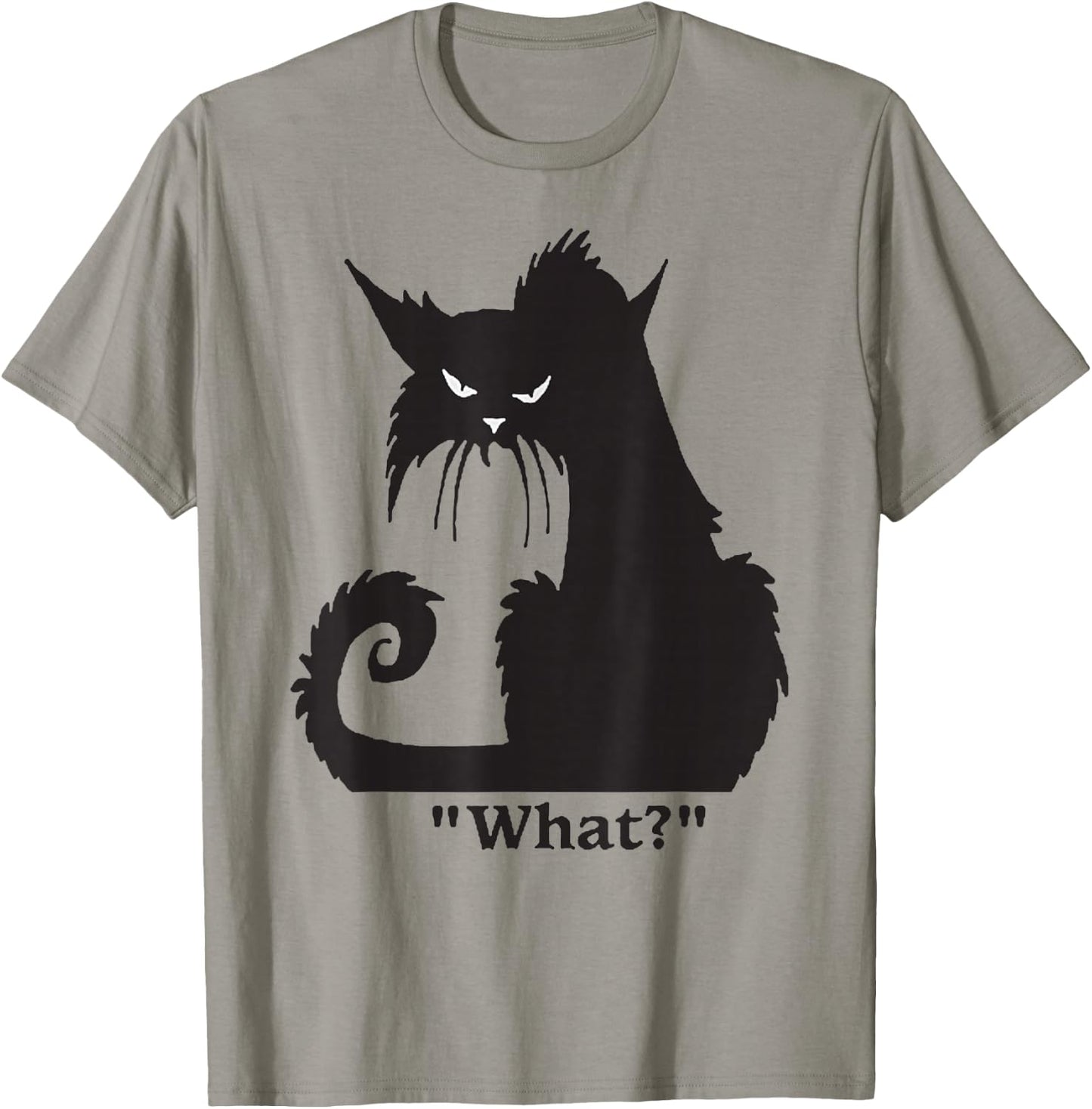 Cat What Funny Shirt T-Shirt - T-Shirt | Sand