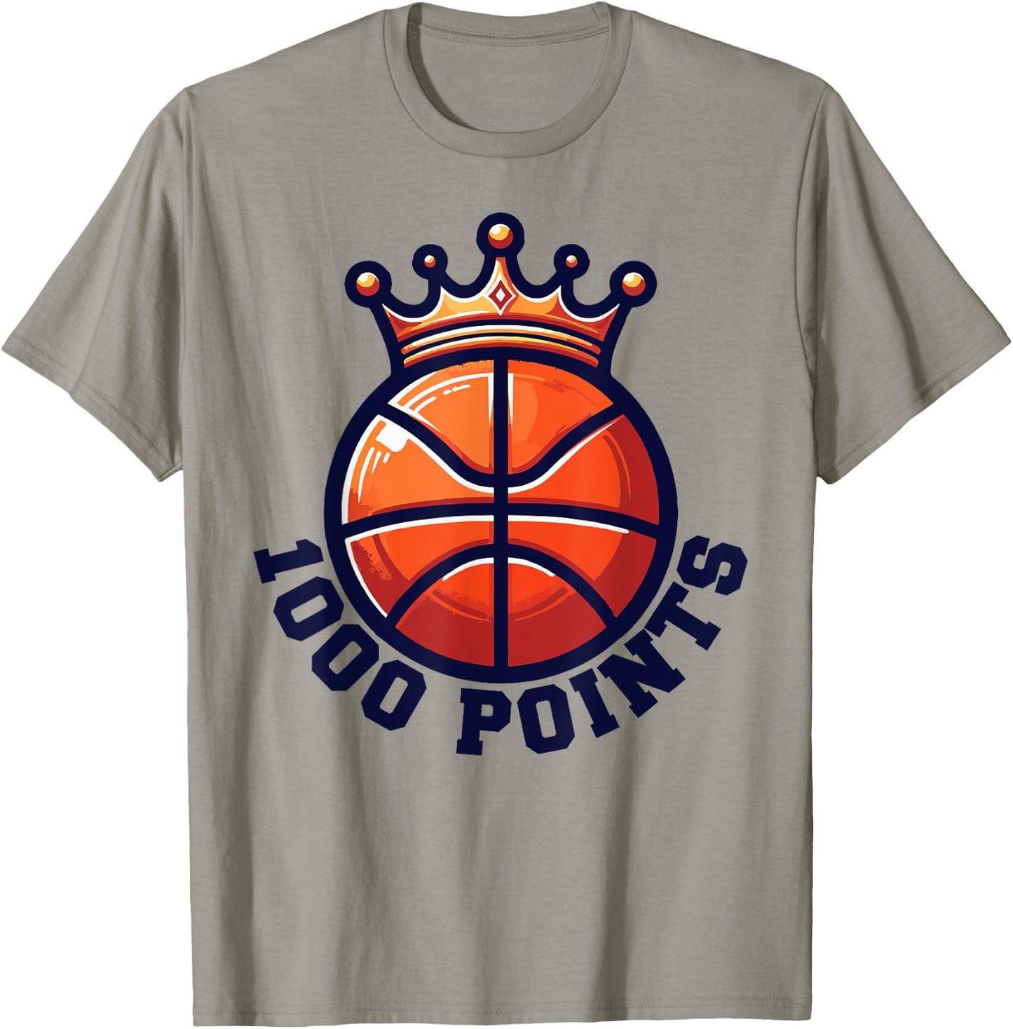 1000 Points Basketball Scorer High School Basketball Player T-Shirt - T-Shirt | Sand