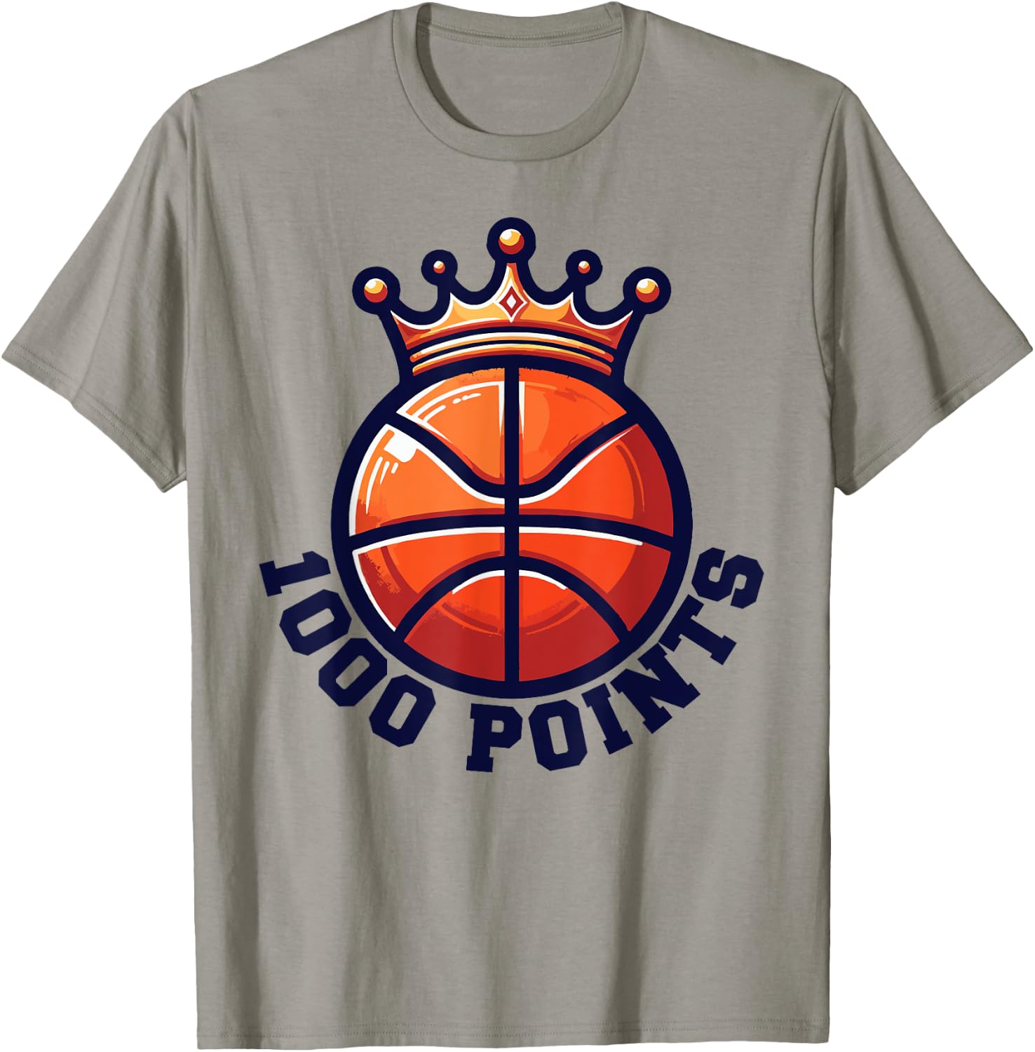 1000 Points Basketball Scorer High School Basketball Player T-Shirt - T-Shirt | Sand