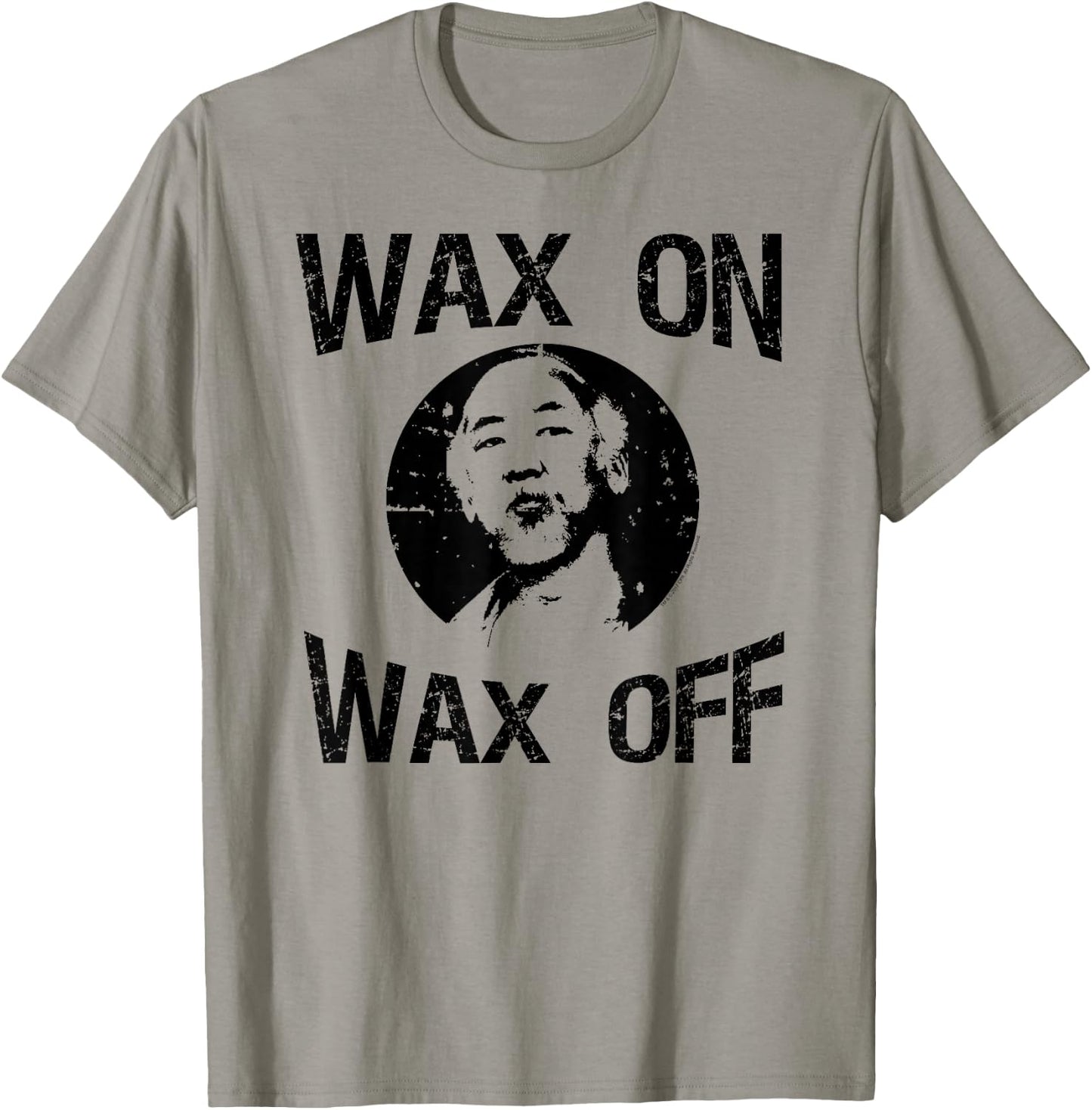 The Karate Kid Wax On Wax Off Miyagi Photo Movie T-Shirt - T-Shirt | Sand