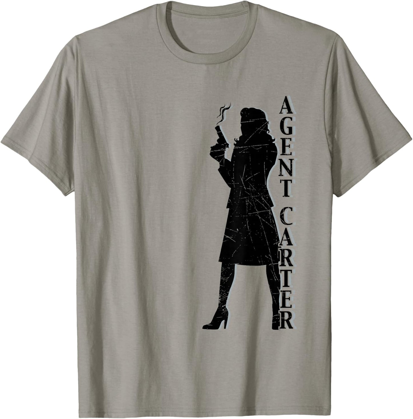 Marvel Agent Carter S.S.R. Silhouette T-Shirt - T-Shirt | Sand