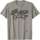 Die or Ride for Recumbent Bicycle Riders T-Shirt - T-Shirt | Sand