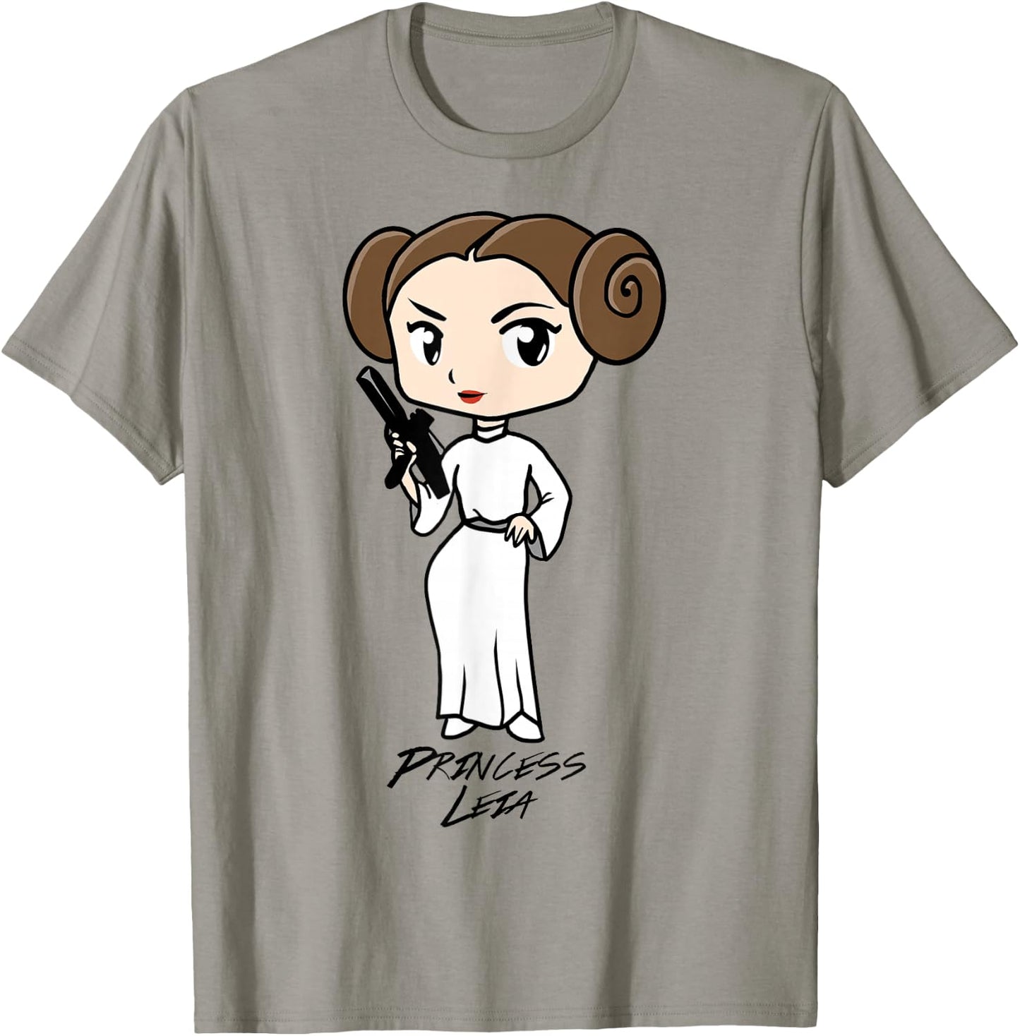Star Wars Princess Leia Cute Cartoon Graphic T-Shirt - T-Shirt | Sand