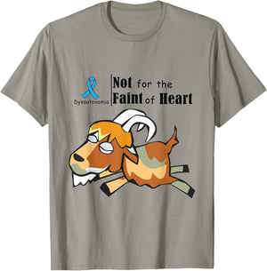 Paxton the Fainting Goat, Dysautonomia, POTS T-Shirt - T-Shirt | Sand