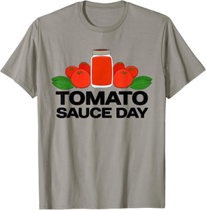 Tomato Passata Family Gathering Tomato Sauce Family T-Shirt - T-Shirt | Sand