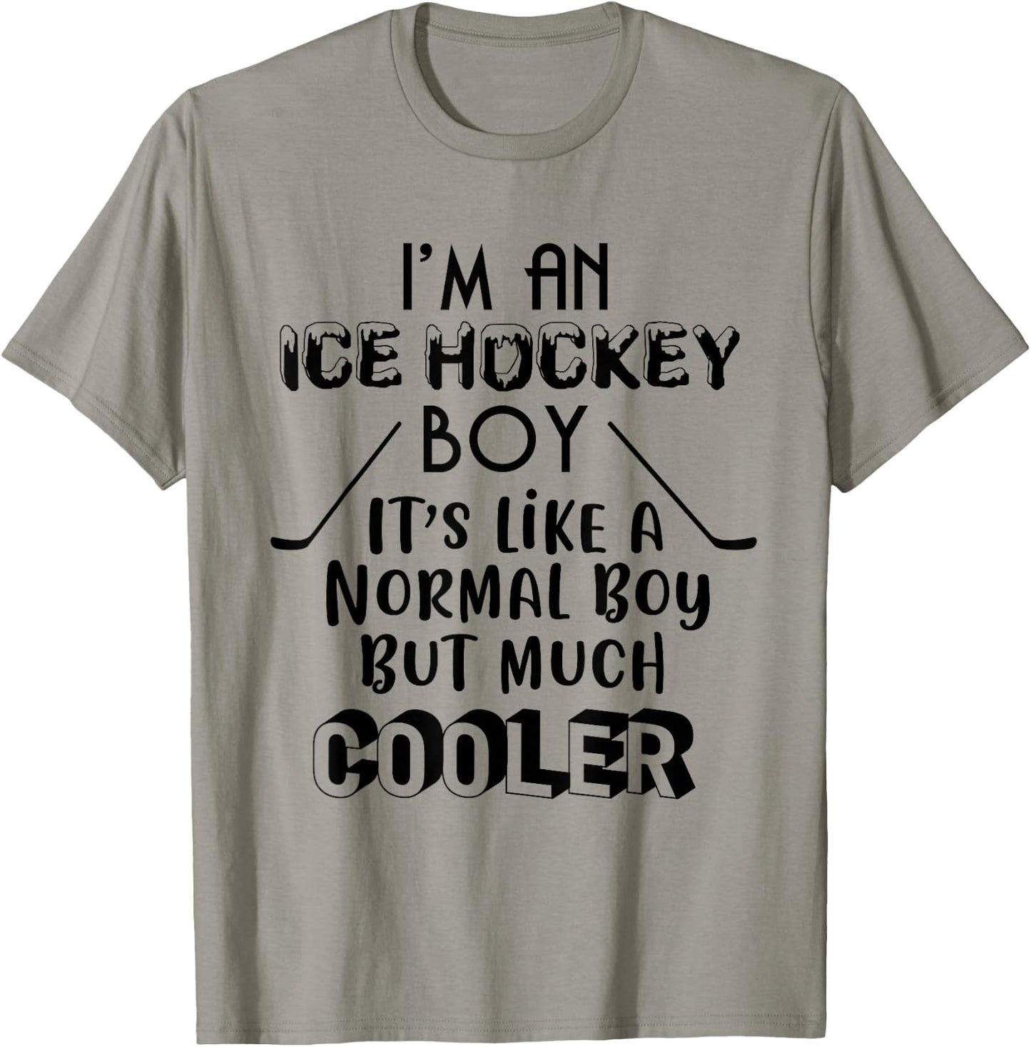 Hockey Son Hockey Child Hockey T-Shirt - T-Shirt | Sand