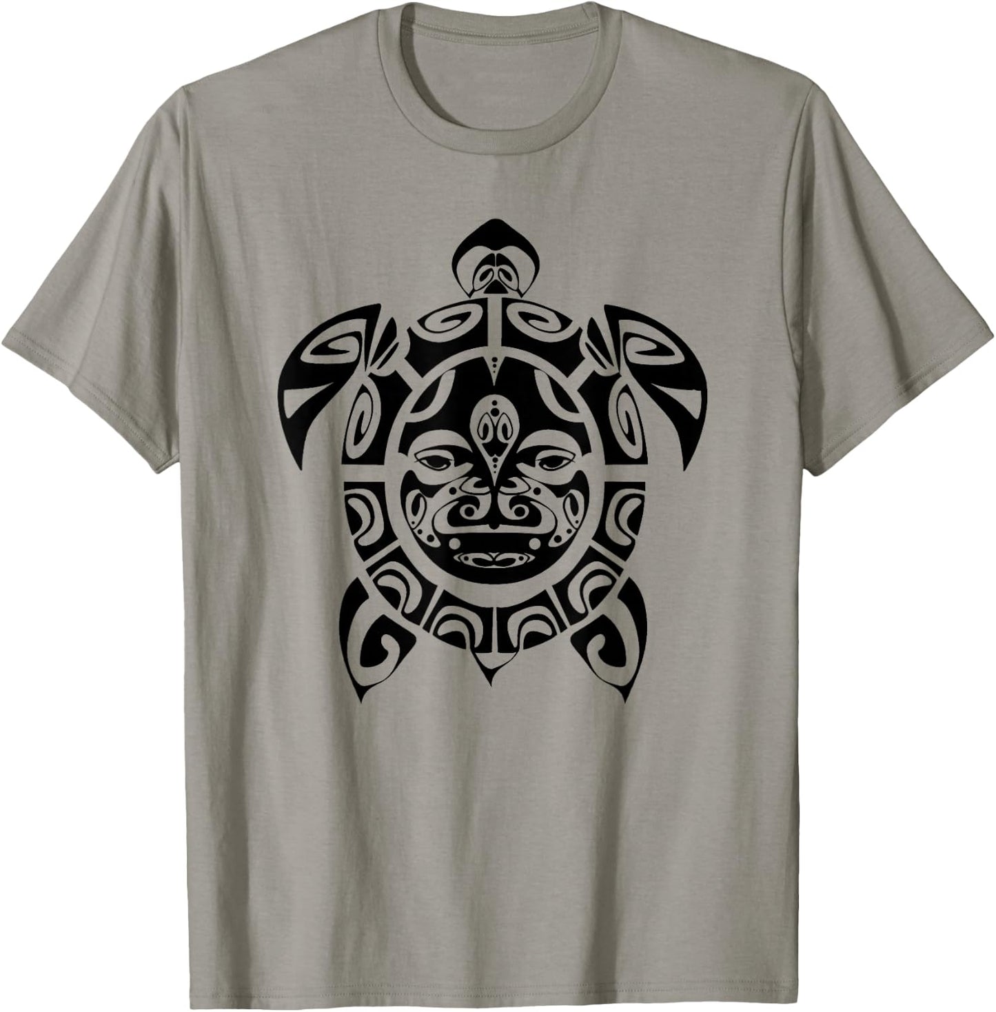 Psychedelic Sea Turtle, Retro Black And White Trippy T-Shirt - T-Shirt | Sand