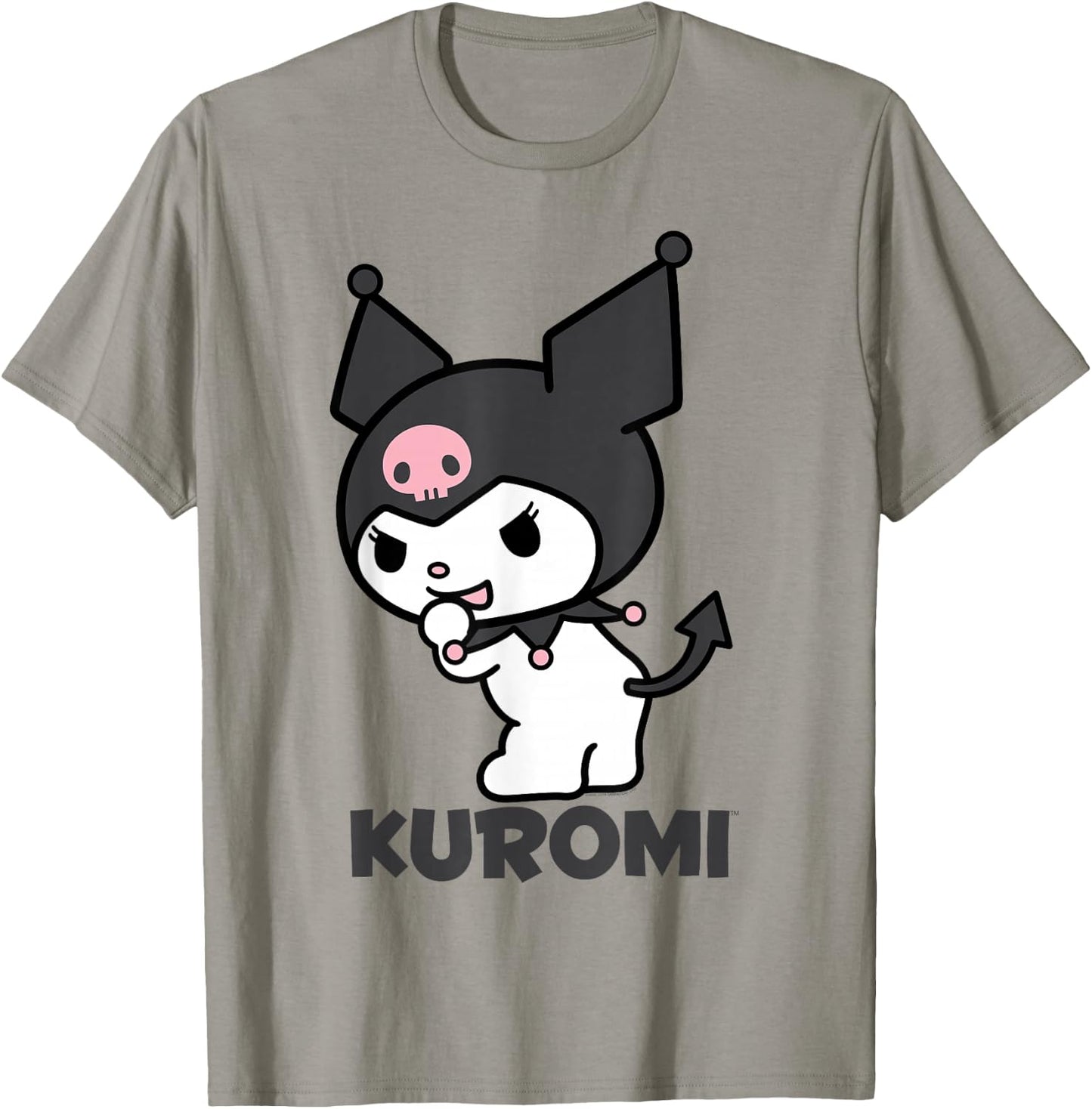 Sanrio Kuromi Backside Logo Shirt T-Shirt - T-Shirt | Sand