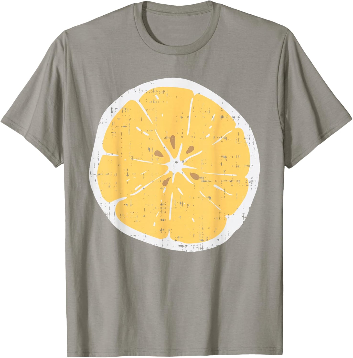 Lemon Funny Citrus Fruit Lazy DIY Easy Halloween Costume T-Shirt - T-Shirt | Sand