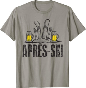 Funny Love Apres Ski Shirt - Great Snow Lovers Gift T-Shirt - T-Shirt | Sand