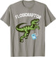 Floss Shirt - Funny Flossoraptor Dental Hygiene T-Shirt - T-Shirt | Sand