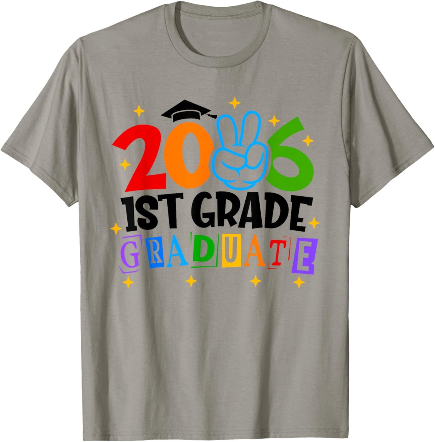 1st First Grade Graduate 2026 Graduation Class of 2026 Kids T-Shirt - T-Shirt | Sand