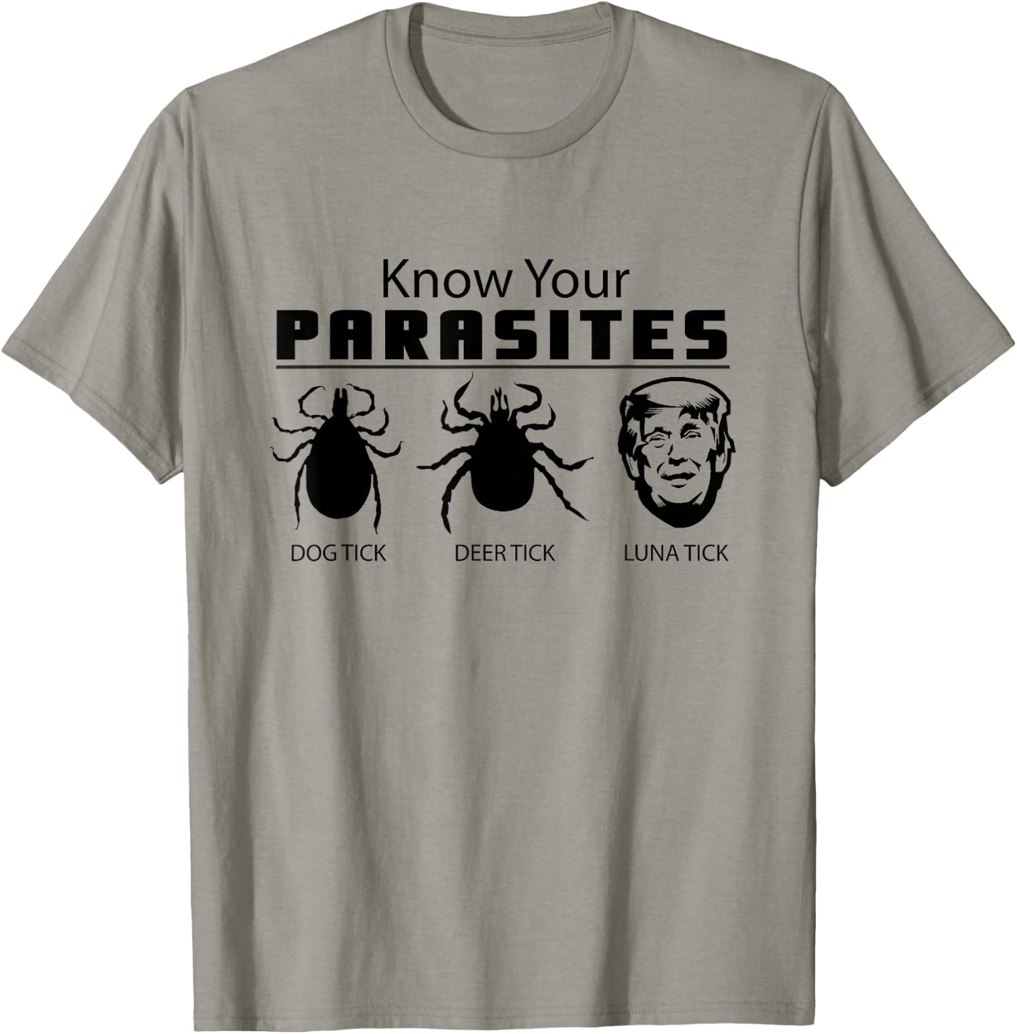 Know Your PARASITES Anti-Trump AF Resist Funny Gift T-Shirt - T-Shirt | Sand