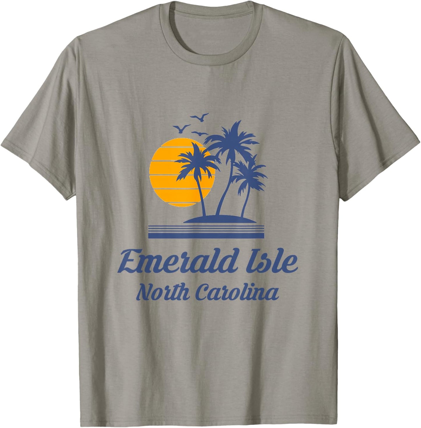 Emerald Isle Island North Carolina NC Beach Tourist Souvenir T-Shirt - T-Shirt | Sand