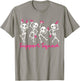Support Squad Breast Cancer Awareness Skeleton Men Women Kid T-Shirt - T-Shirt | Sand