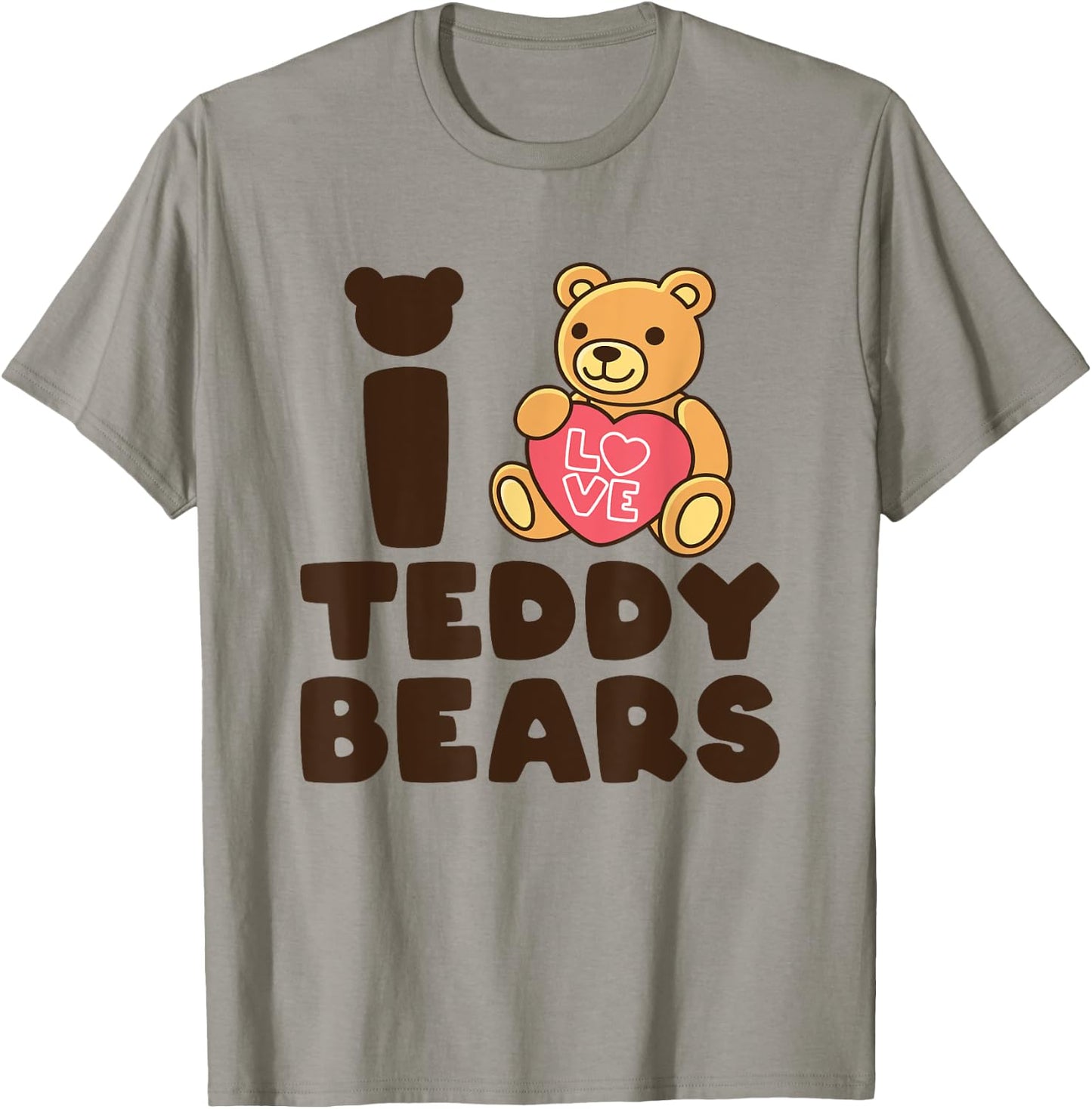 I Love Teddy Bears - Teddy Bear Picnic T-Shirt - T-Shirt | Sand