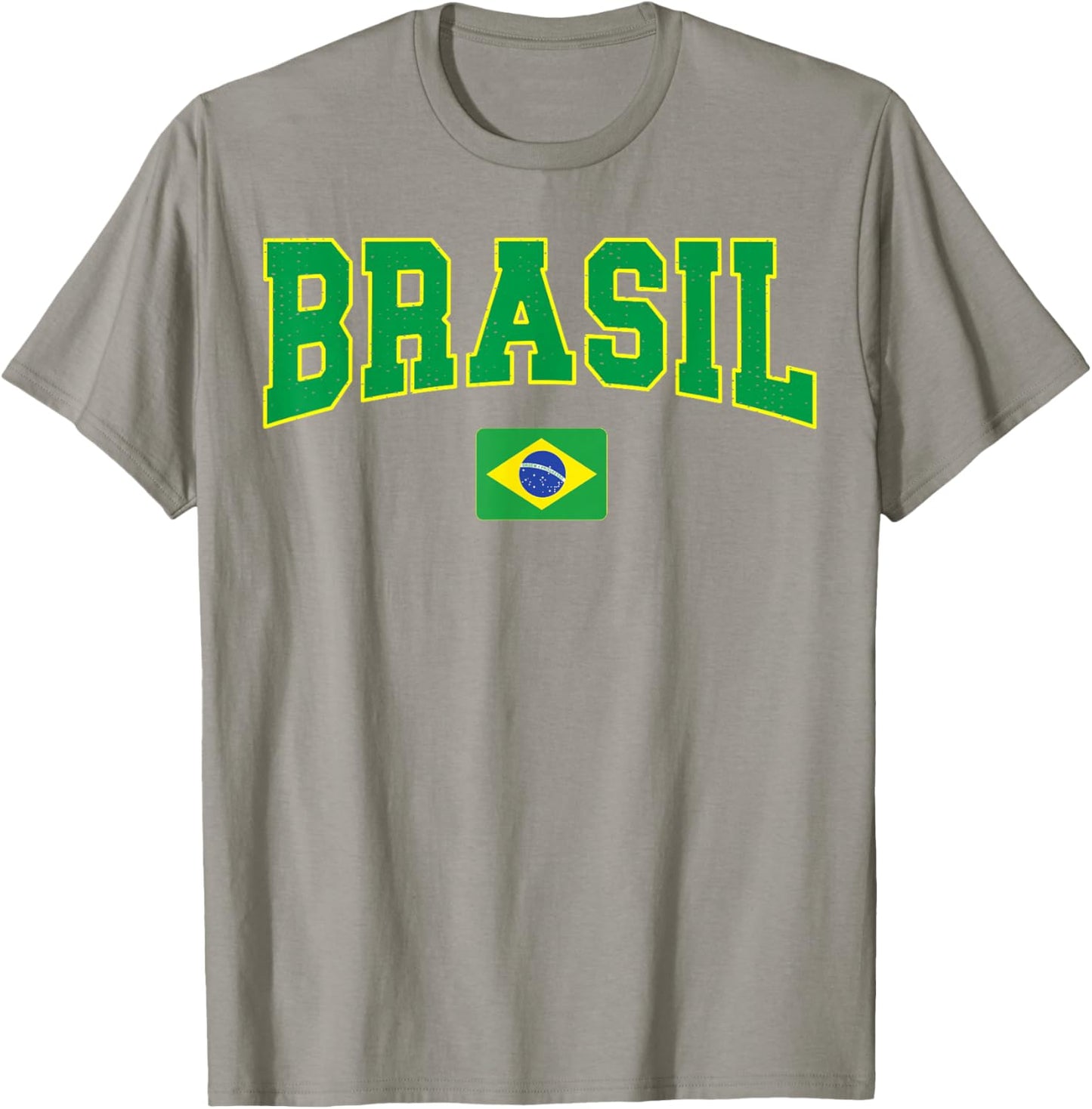 Brazil Flag Yellow Green Proud Brazilian Men Women Brazil T-Shirt - T-Shirt | Sand
