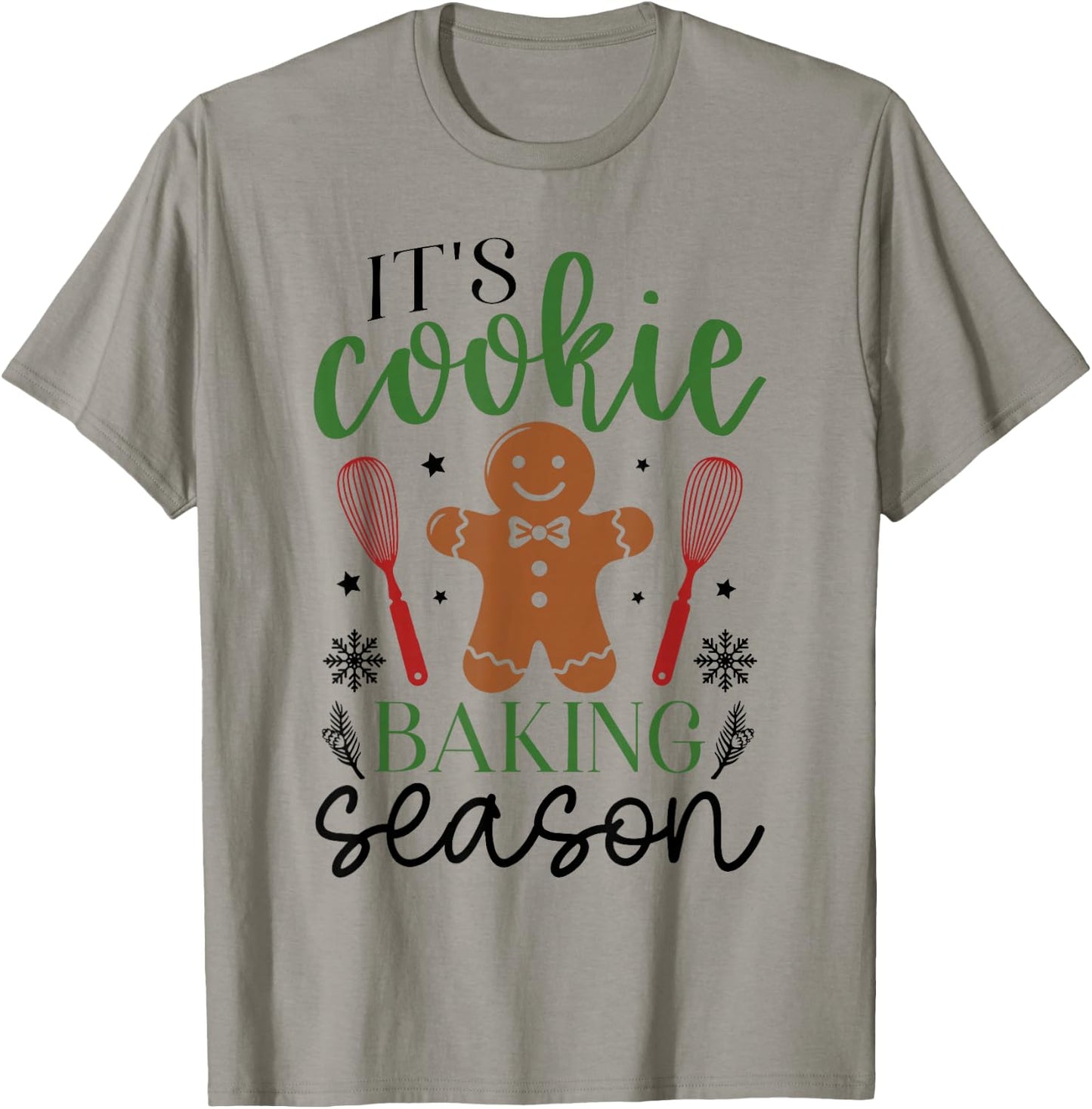 Christmas Women Cookie Baking T-Shirt - T-Shirt | Sand