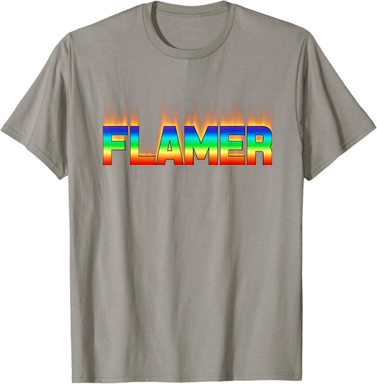 Flamer Shirt Gay Quotes Gay Apparel Gay T Shirt Lesbian T-Shirt - T-Shirt | Sand
