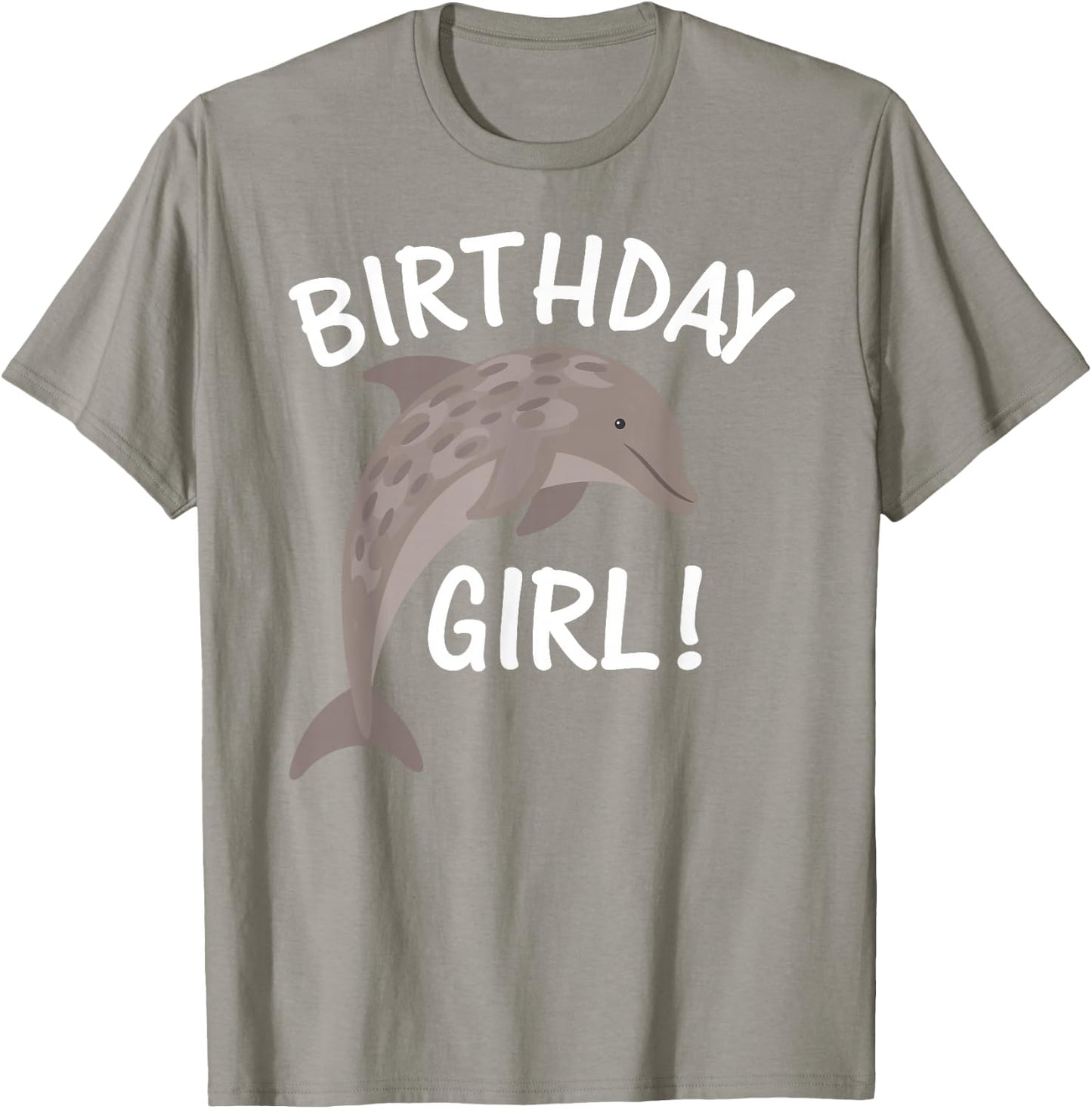Birthday Girl Dolphin T-Shirt - T-Shirt | Sand