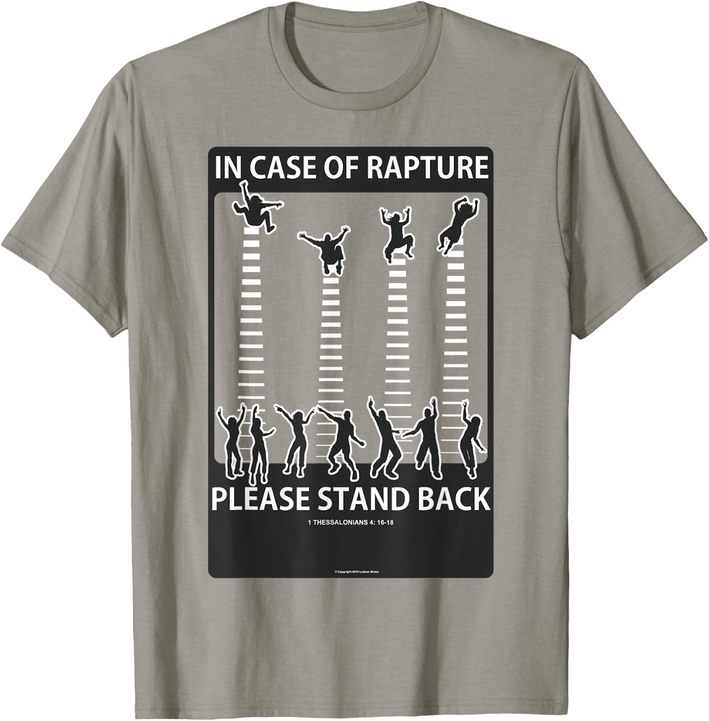 Rapture Warning T-Shirt - T-Shirt | Sand