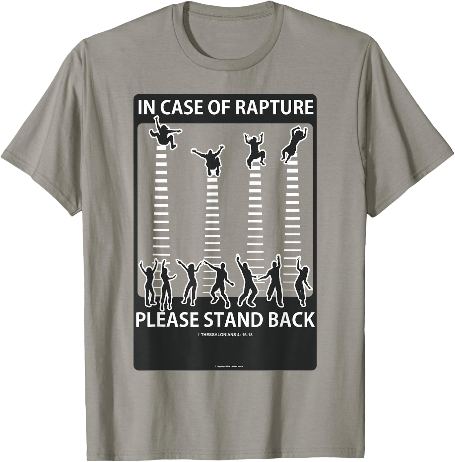 Rapture Warning T-Shirt - T-Shirt | Sand