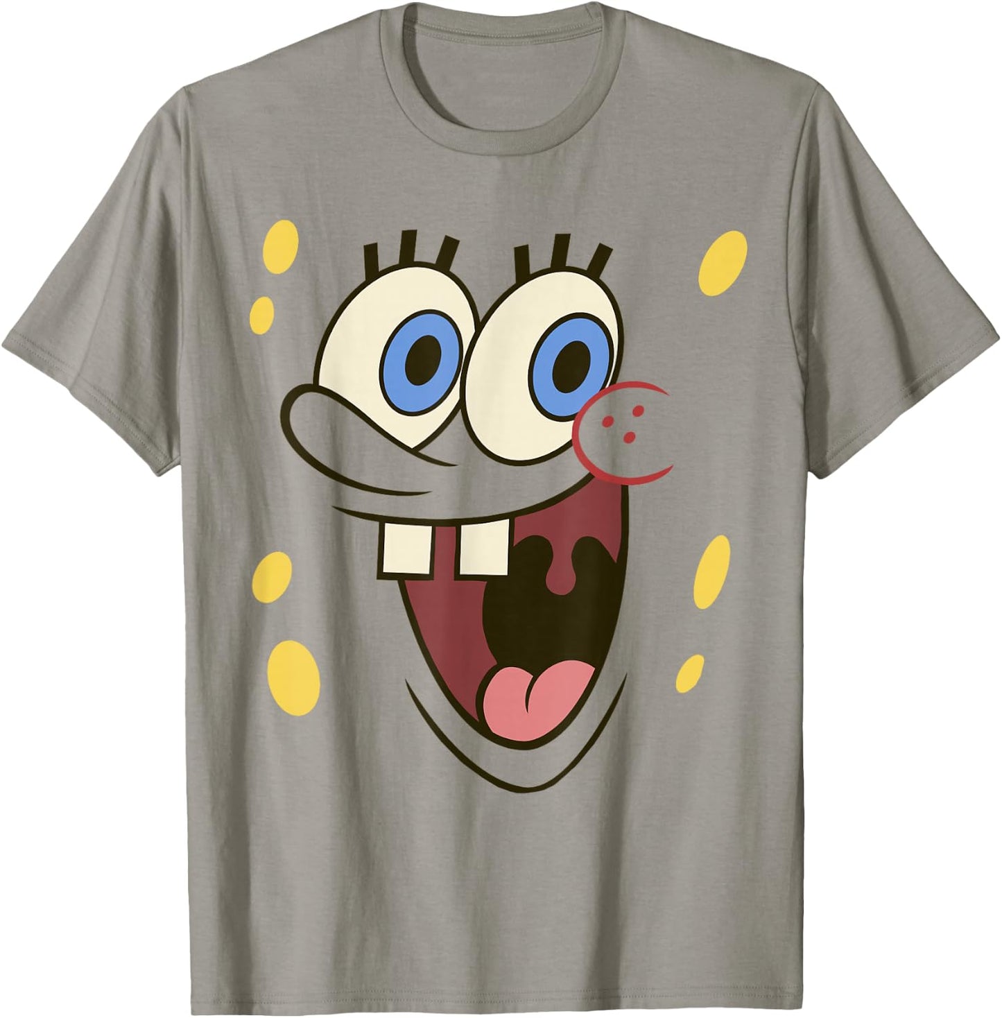 Spongebob Squarepants Large Face Costume T-Shirt - T-Shirt | Sand