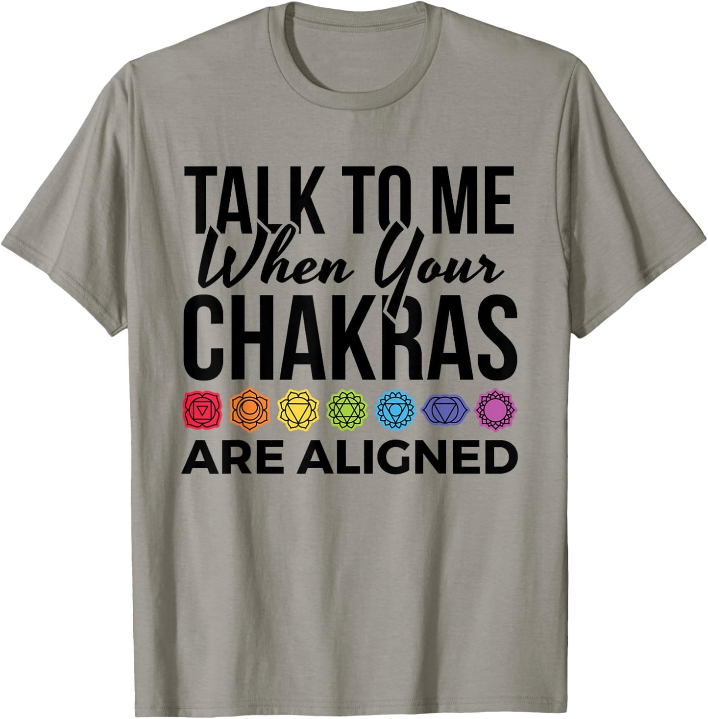 Chakra 7 Chakras Symbol Meditation Yoga T-Shirt - T-Shirt | Sand