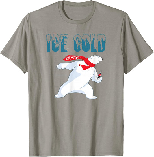 Coca-Cola - Ice Cold Coke Bear T-Shirt - T-Shirt | Sand