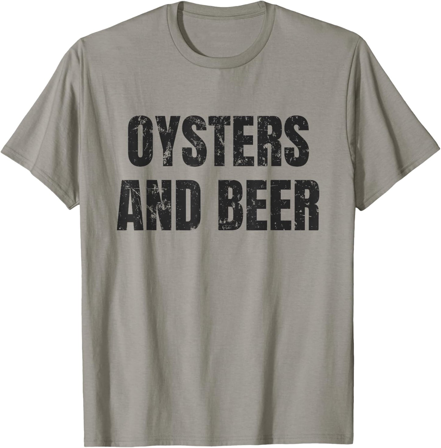 Oysters And Beer Funny Oyster T Shirt T-Shirt - T-Shirt | Sand