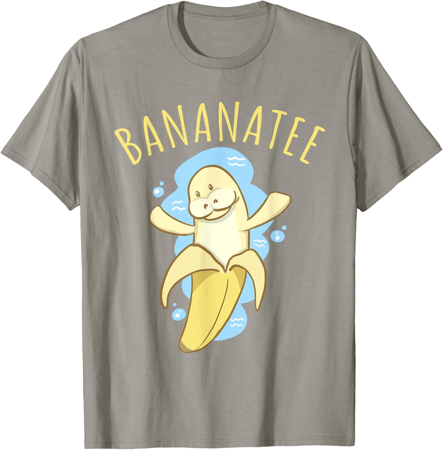 Bananatee Manatee Banana Dugong Pun Funny Fruit T Shirt T-Shirt - T-Shirt | Sand