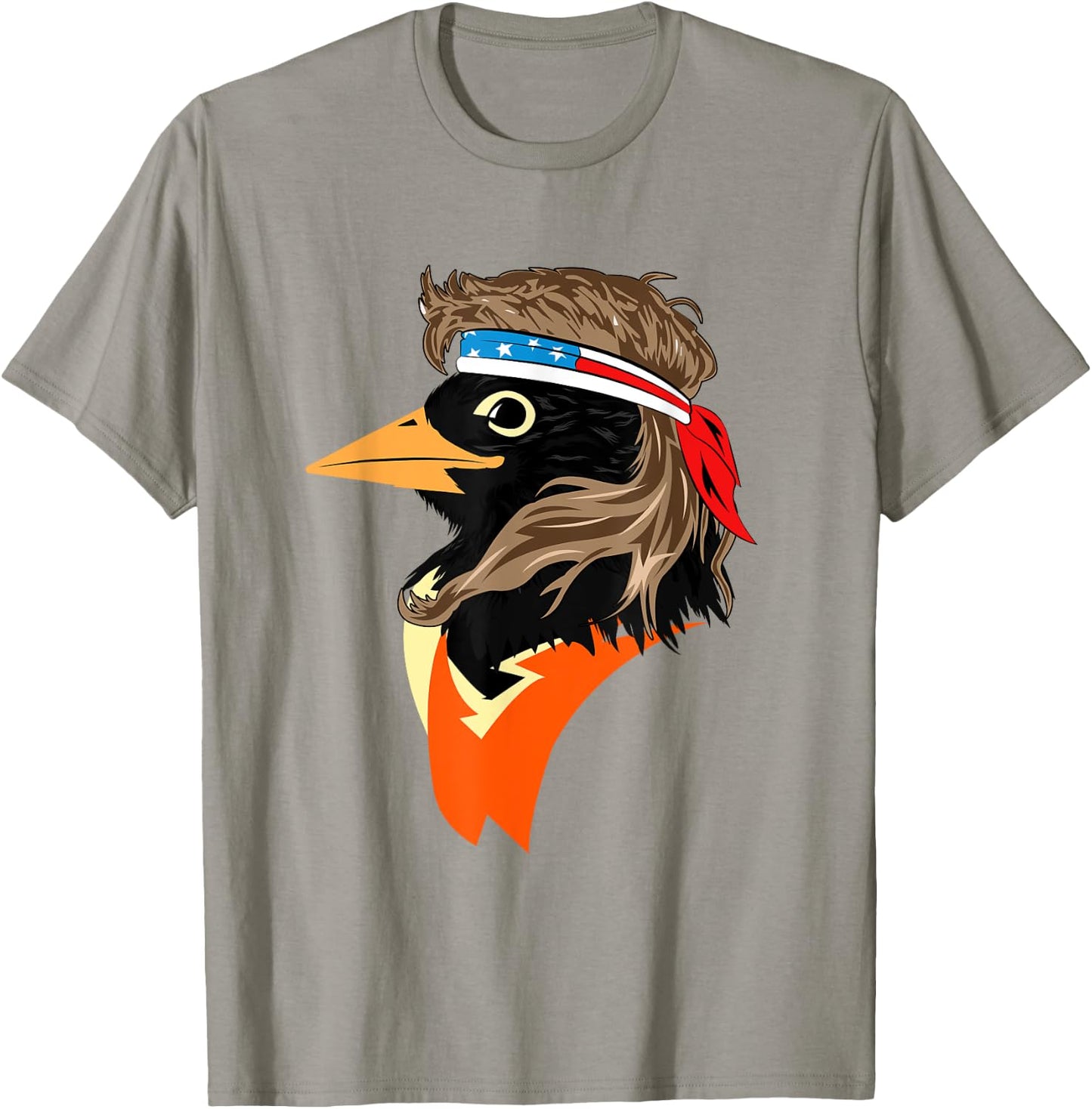 Oriole Bird American Hero Funny Trendy T-Shirt - T-Shirt | Sand