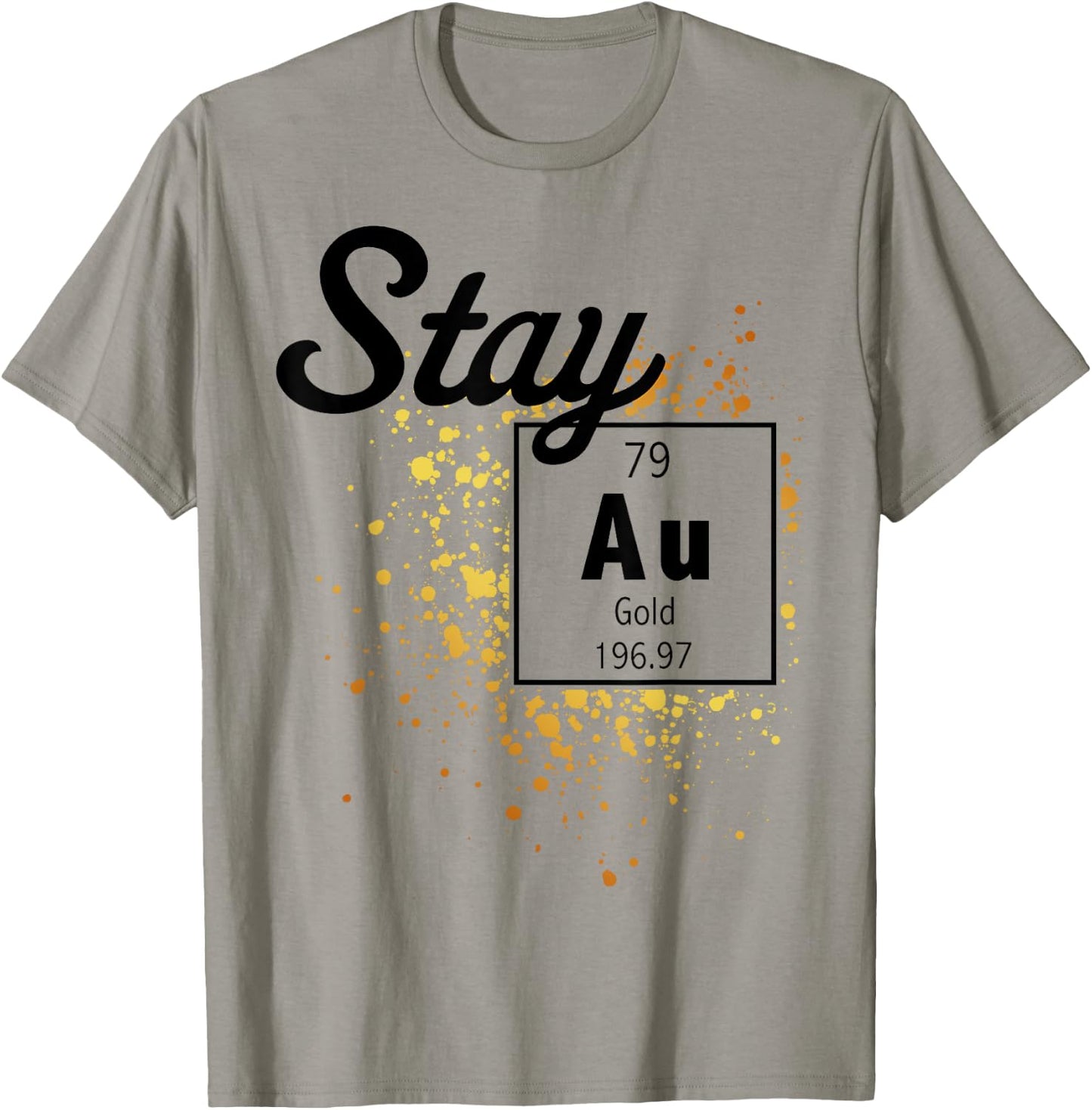 Stay Gold Periodic Element Flakes T-Shirt - T-Shirt | Sand