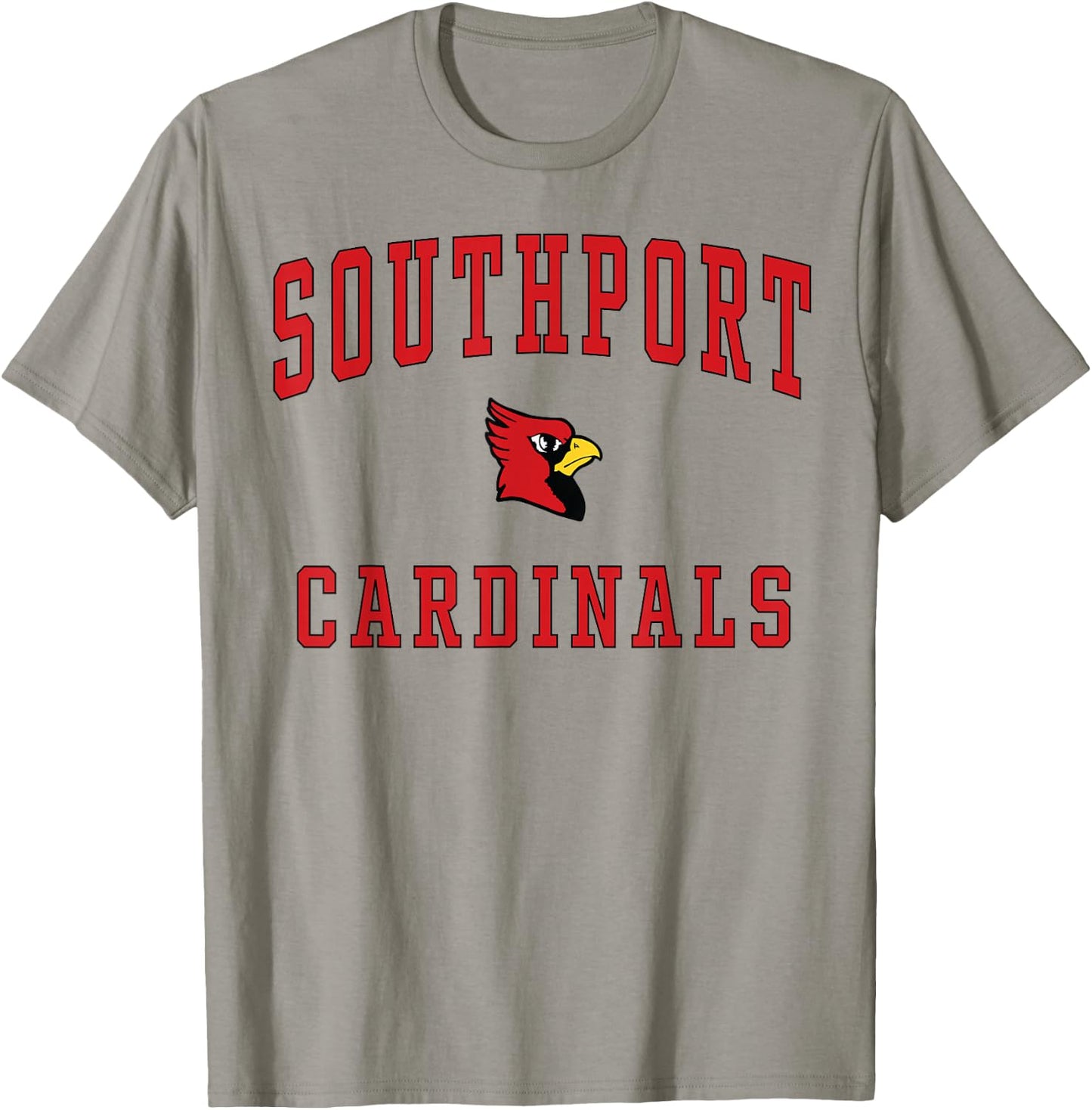 Southport High School Cardinals T-Shirt - T-Shirt | Sand