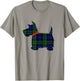 Scottie Dog Scottish Terrier T Shirt Campbell Tartan Plaid T-Shirt - T-Shirt | Sand