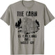 The Cabin Is Calling And I Must Go Shirt | Outdoor Trip Gift T-Shirt - T-Shirt | Sand