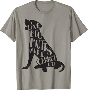 Cute Dog - I Love Big Mutts & I Can't Lie T-Shirt - T-Shirt | Sand